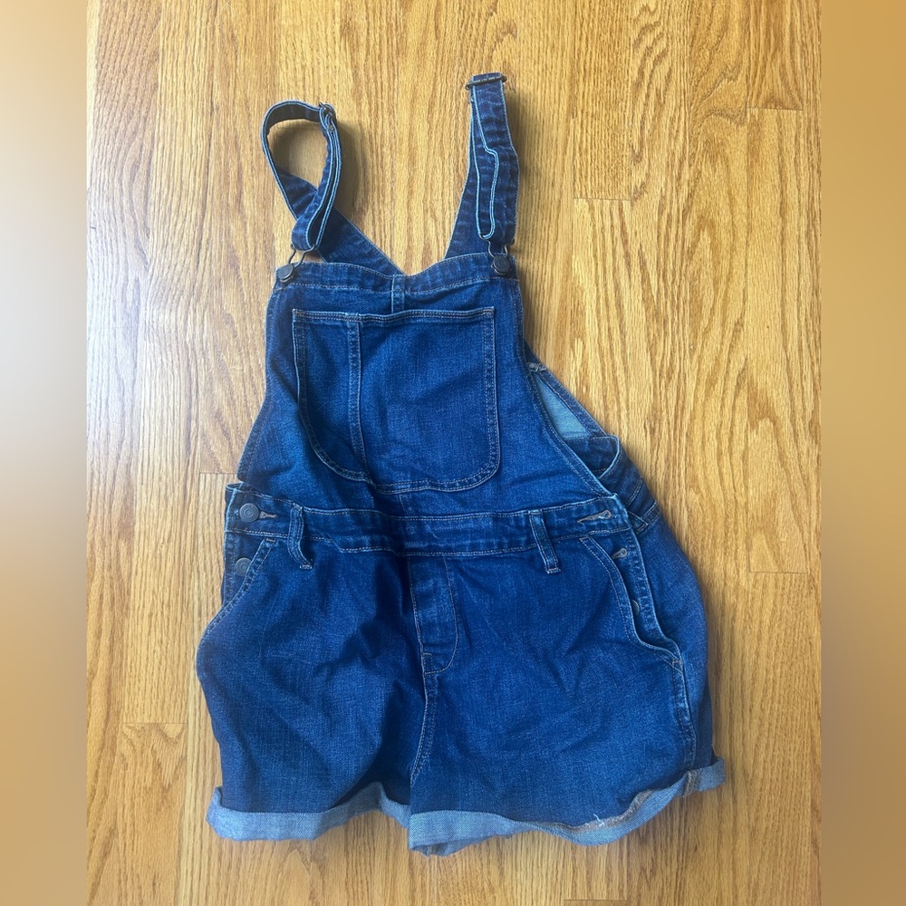 Old Navy Blue Denim Overalls Timeless Design